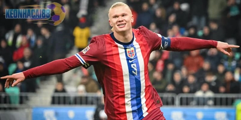 Erling Haaland đang là chân sút vĩ đại nhất lịch sử ĐT Na Uy